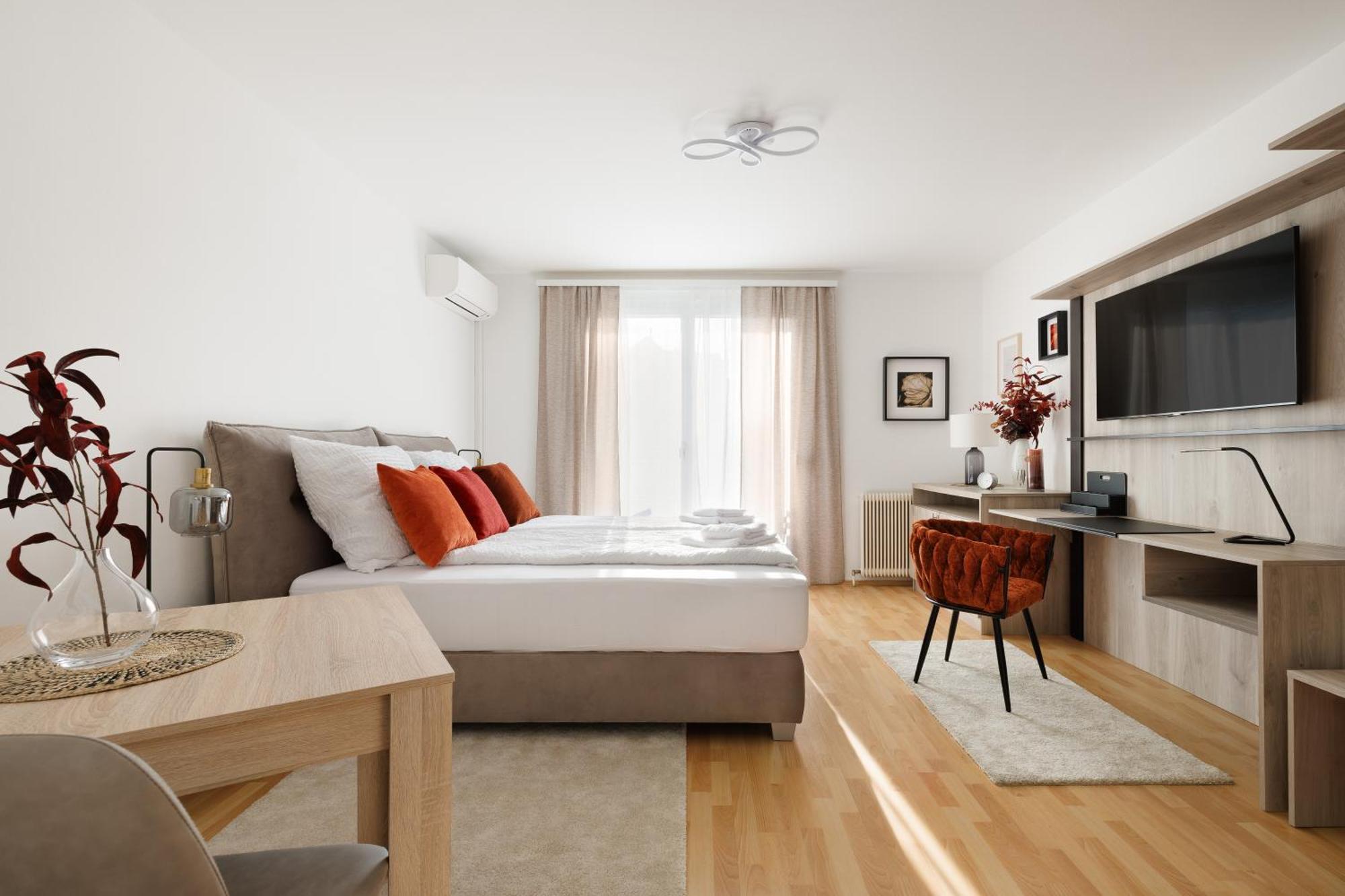 Neu! Apartment Mit Klimaanlage, Nahe Hauptbahnhof Виена Екстериор снимка